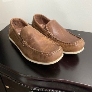 FLORSHEIM KIDS SLIP ON BROWN SHOES SIZE 1M